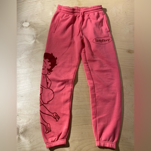 Flesischer Studios Betty Boop Pink Joggers Small (MZ) - Picture 4 of 9